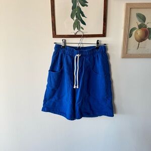 EUC Big Bud Press Royal Blue Sweat Shorts Medium